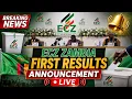 JUST IN ECZ Begins Announcing First Set of Presidential Results Zambia Elections 2026