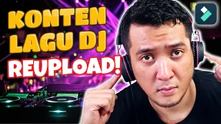 Cara Bikin KONTEN MUSIK DJ REUPLOAD Tanpa Copyright - FILMORA  11 TUTORIAL