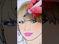 Coloring Taylor Swift