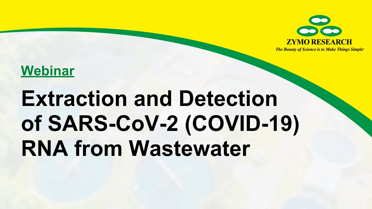 SARS-CoV-2 RNA Analysis in Wastewater
