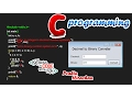 C Programming Tutorial Decimal to binary conversion