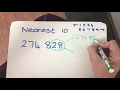 Round 6-digit numbers to nearest 10