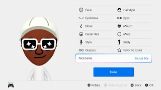 How to make a Soulja Boy mii