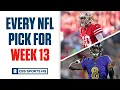 Brady Quinn and Pete Prisco make EVERY WEEK 13 NFL Pick CBS Sports