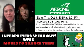 L I Interpreters SPEAK OUT WFSE Union POUTS 