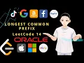 Leetcode 14 - Longest Common Prefix JAVA Solution Explained