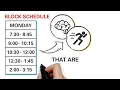 What is a Middle School Master Schedule