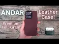 Andar Aspen Leather iPhone 14 Pro Case REVIEW Best Leather iPhone Case AirPods Case Review