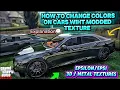 GTA how to change color on modded cars with EPSI texture or any whit texture EPSILON 3D Worn