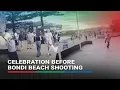 Eyewitness video shows celebrations moments before people flee Bondi shooting | ABS-CBN News