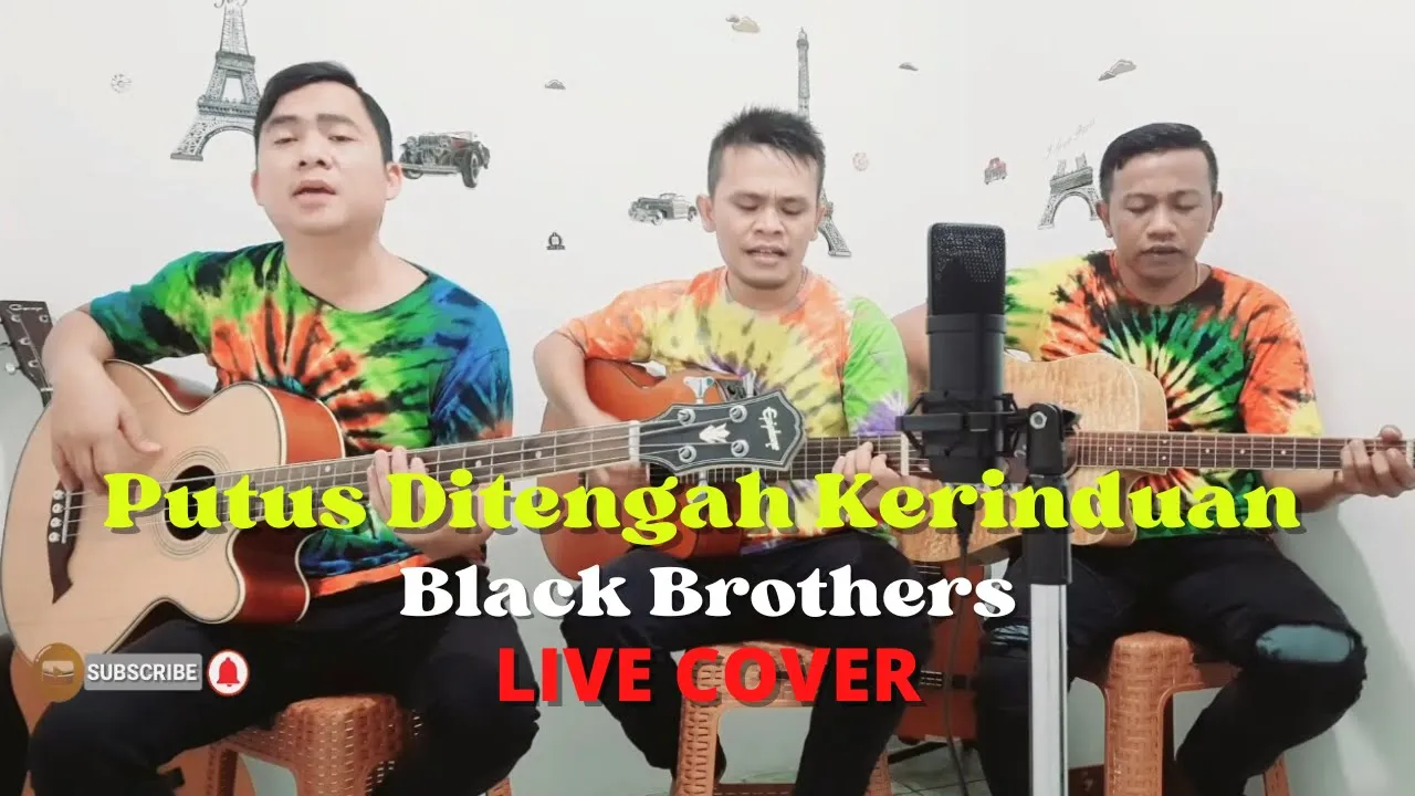 PUTUS DITENGAH KERINDUAN - Black Brothers [COVER SIBULAN TRIO] LIVE