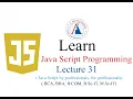 Java Script Lecture 31 Open new url in javascript