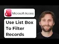 How to Use a List Box to Filter Records in Microsoft Access 2026 Guide