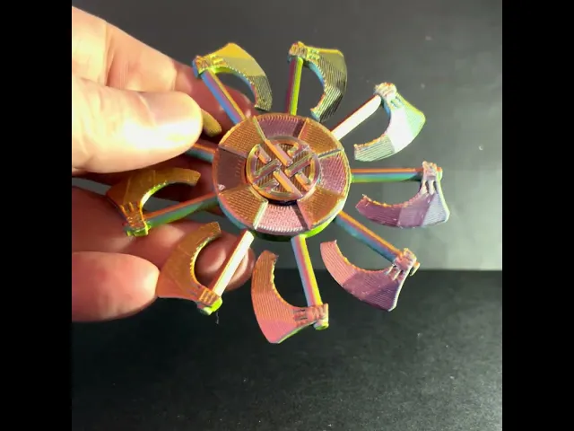 Viking Beared Axe Fidget Spinners video thumbnail
