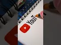 Lettering YouTube logo