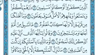 سورة الحجر من آية 1 إلى آية 15 الشيخ ماهر المعيقلي 