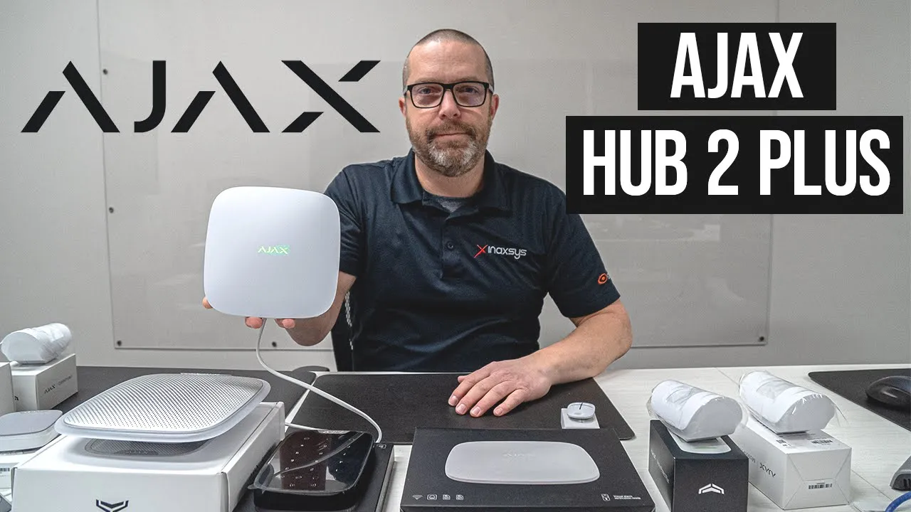 Présentation et raccordement de la centrale Ajax Hub 2 Plus