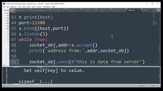 Python Socket and Database access part 1