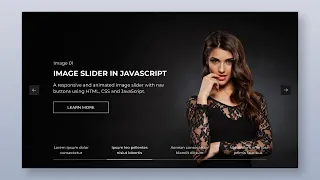 Create A Responsive Image Slider in HTML CSS JavaScript Step-by-Step Tutorial