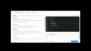 Masterchef Finals CodeChef Starters 88 Hindi C Solution