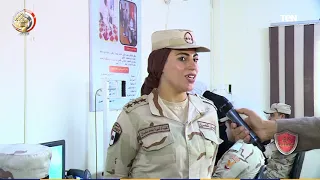 شاهد كيف تتم الاختبارات البدنية للملتحقين بالمعهد الصحي للقوات المسلحة 