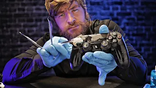 ASMR Professional PlayStation Controller Deep Clean