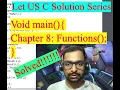 Chapter 8 - All coding problems Functions in C Let Us C Solution