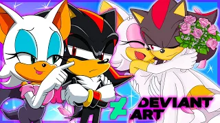 SHADOW HATES DEVIANTART Shadow and Rouge VS DeviantArt