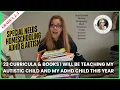 BEST TOP AD AUTISM Homeschool Curriculum Picks 2024 2025 Science Math Language Arts History