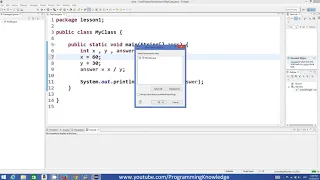 Java Tutorial For Beginners 6 Math and Arithmetic Operators in Java