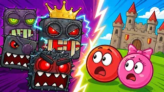 Red Ball 4 All Bosses! Red Ball Saves the World (Animation)