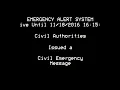 FAN MADE TEST Civil Emergency Message in SpongeBob SquarePants