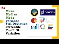 statistics using python mean median mode