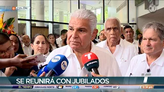 Presidente Mulino habla sobre proyecto de descuentos a jubilados, su viaje a Ecuador y otros temas