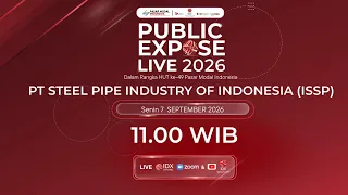 🔴Pubex Live 2026 - PT Steel Pipe Industry of Indonesia (ISSP)