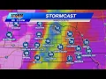 Timing of widespread strong winds across Nebraska Friday into Saturday - March 14 2025