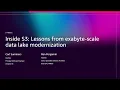 AWS re Invent 2025 - Inside S3 Lessons from exabyte-scale data lake modernization STG351