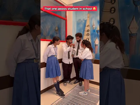 That one jasoos student 😂 #comedy #funny #trending #school #schoolvideo