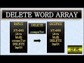 BlueJ Input a string array and delete a word from it Transistor World