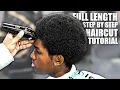 FULL LENGTH HAIRCUT TUTORIAL IN DEPTH MID TAPER SPONGE CURL