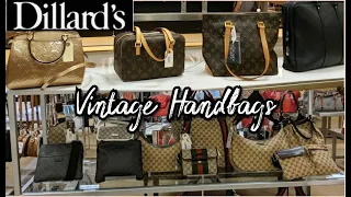 DILLARD S LOUIS VUITTON VINTAGE GUCCI COACH HANDBAGS COME WITH ME 2020