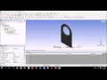 Static Structural Ansys Analysis of a Lifting lug Ansys Mapa Analizi