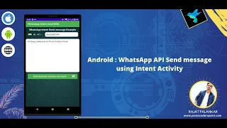 Android WhatsApp Intent - Sending Message data from your app to whatsapp