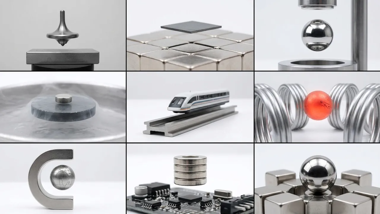 9 Methods of Magnetic Levitation | Magnet Tricks