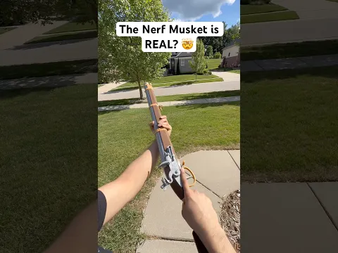 The Nerf Musket is REAL? 🤯 #shorts