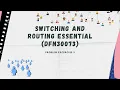 Practical Exercise 3 Switching Routing Essential