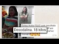 Lagu ANTES E DEPOIS (18Kg) Estou muito feliz com o resultado do Desodalina