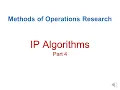 MEIE3271 Methods of OR - 05 IP Algorithms 004
