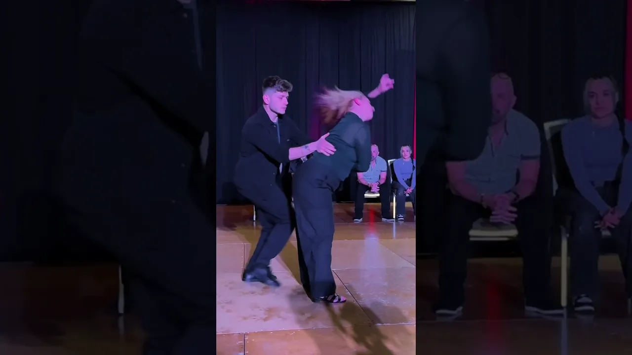 Thibault & Tatiana run through fire 🔥