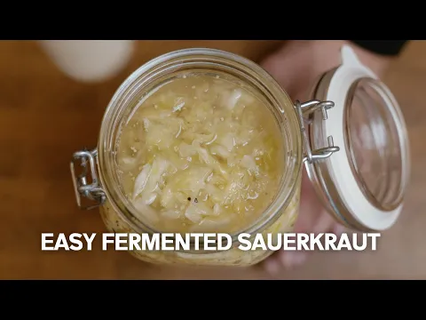 The Easiest Fermentation Recipe: Sauerkraut